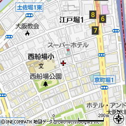 大阪府大阪市西区江戸堀1丁目20-13周辺の地図