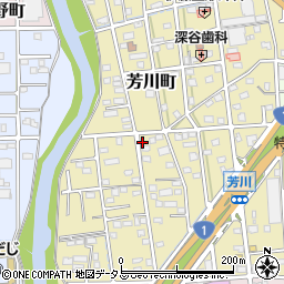静岡県浜松市中央区芳川町619周辺の地図