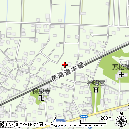 静岡県浜松市中央区篠原町1197周辺の地図