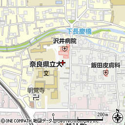 沢井病院周辺の地図