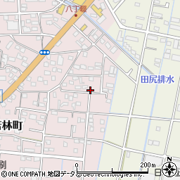 静岡県浜松市中央区東若林町1413周辺の地図