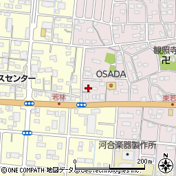 静岡県浜松市中央区東若林町1753周辺の地図