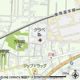 静岡県浜松市中央区篠原町1231周辺の地図