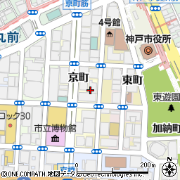 ソニー生命保険株式会社　代理店営業本部・神戸営業所周辺の地図