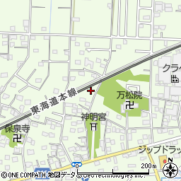 静岡県浜松市中央区篠原町1209周辺の地図