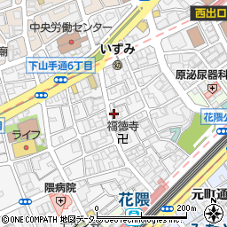 海洋土木株式会社　関西支店周辺の地図