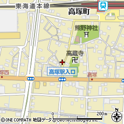 静岡県浜松市中央区高塚町4719周辺の地図