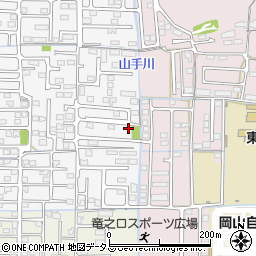 岡山県岡山市中区四御神63-19周辺の地図