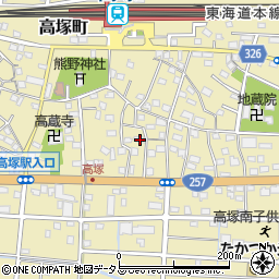 静岡県浜松市中央区高塚町4618周辺の地図