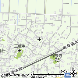 静岡県浜松市中央区篠原町3810周辺の地図