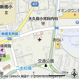 静岡県湖西市新居町浜名207-5周辺の地図
