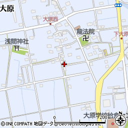 静岡県磐田市大原2325周辺の地図