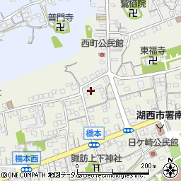 静岡県湖西市新居町浜名1698周辺の地図