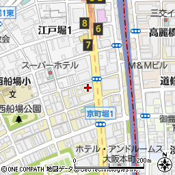 中国東方航空公司大阪支店周辺の地図