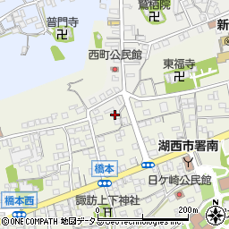 静岡県湖西市新居町浜名813周辺の地図
