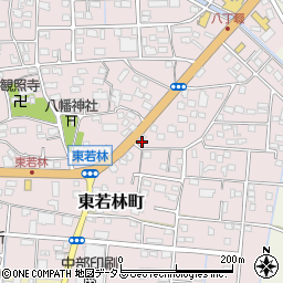 静岡県浜松市中央区東若林町1302周辺の地図