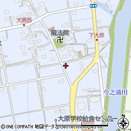 静岡県磐田市大原2300周辺の地図