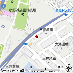 ａｐｏｌｌｏｓｔａｔｉｏｎ埠頭ＳＳ周辺の地図