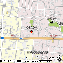 ジーンズショップＯＳＡＤＡ　浜松東若林店周辺の地図