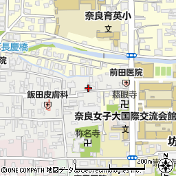 奈良県奈良市西新在家町周辺の地図