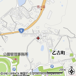 島根県益田市乙吉町710周辺の地図