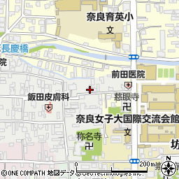 奈良県奈良市西新在家町周辺の地図