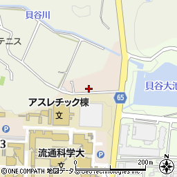 神戸市立　学園都市自転車・原付保管所周辺の地図