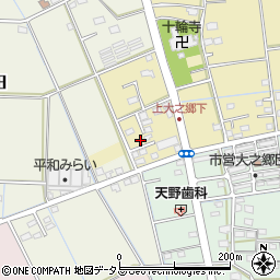 静岡県磐田市上大之郷406周辺の地図