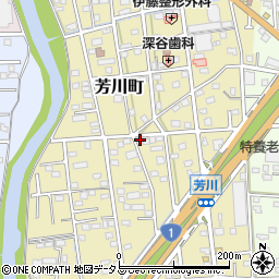 静岡県浜松市中央区芳川町663周辺の地図