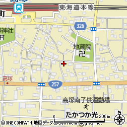 静岡県浜松市中央区高塚町4549周辺の地図