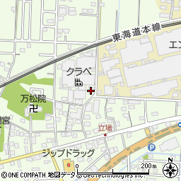 静岡県浜松市中央区篠原町118周辺の地図