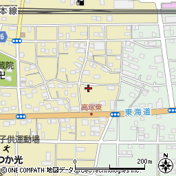 静岡県浜松市中央区高塚町4379周辺の地図