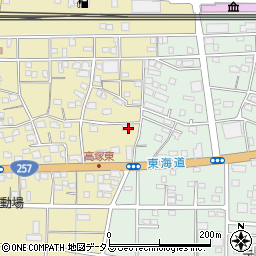 静岡県浜松市中央区高塚町4345周辺の地図