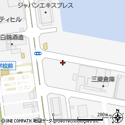 三菱倉庫株式会社神戸支店　六甲営業所Ｅ号倉庫周辺の地図