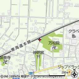 静岡県浜松市中央区篠原町1210周辺の地図