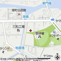 静岡県湖西市新居町新居216周辺の地図