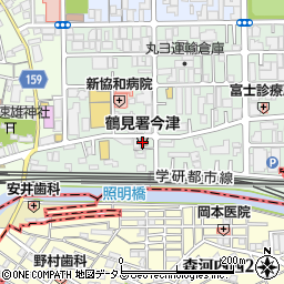 鶴見消防署今津出張所周辺の地図
