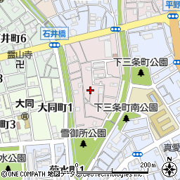 兵庫県神戸市兵庫区雪御所町7-21周辺の地図