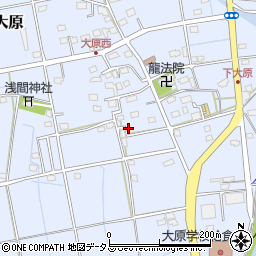 静岡県磐田市大原2317周辺の地図