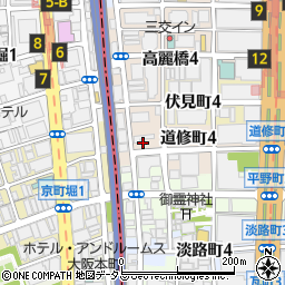 株式会社サンライフ　大阪事務所周辺の地図