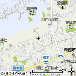 静岡県湖西市新居町浜名929周辺の地図