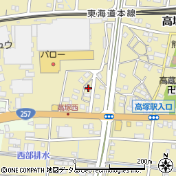静岡県浜松市中央区高塚町4817周辺の地図