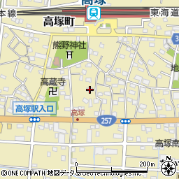 静岡県浜松市中央区高塚町4661周辺の地図