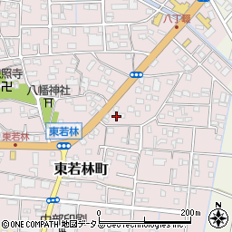静岡県浜松市中央区東若林町1301周辺の地図