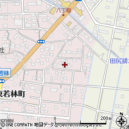 静岡県浜松市中央区東若林町1339周辺の地図