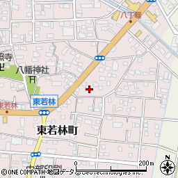 静岡県浜松市中央区東若林町1304周辺の地図