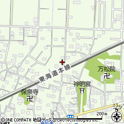 静岡県浜松市中央区篠原町967周辺の地図