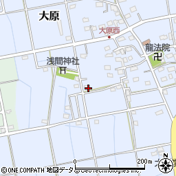 静岡県磐田市大原2403周辺の地図