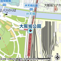 セブンイレブンキヨスクＪＲ大阪城公園駅改札口店周辺の地図