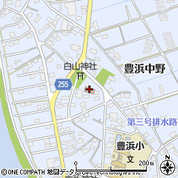 豊浜中野公民館周辺の地図